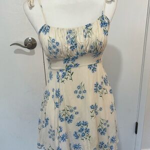PacSun Blue Floral Dress